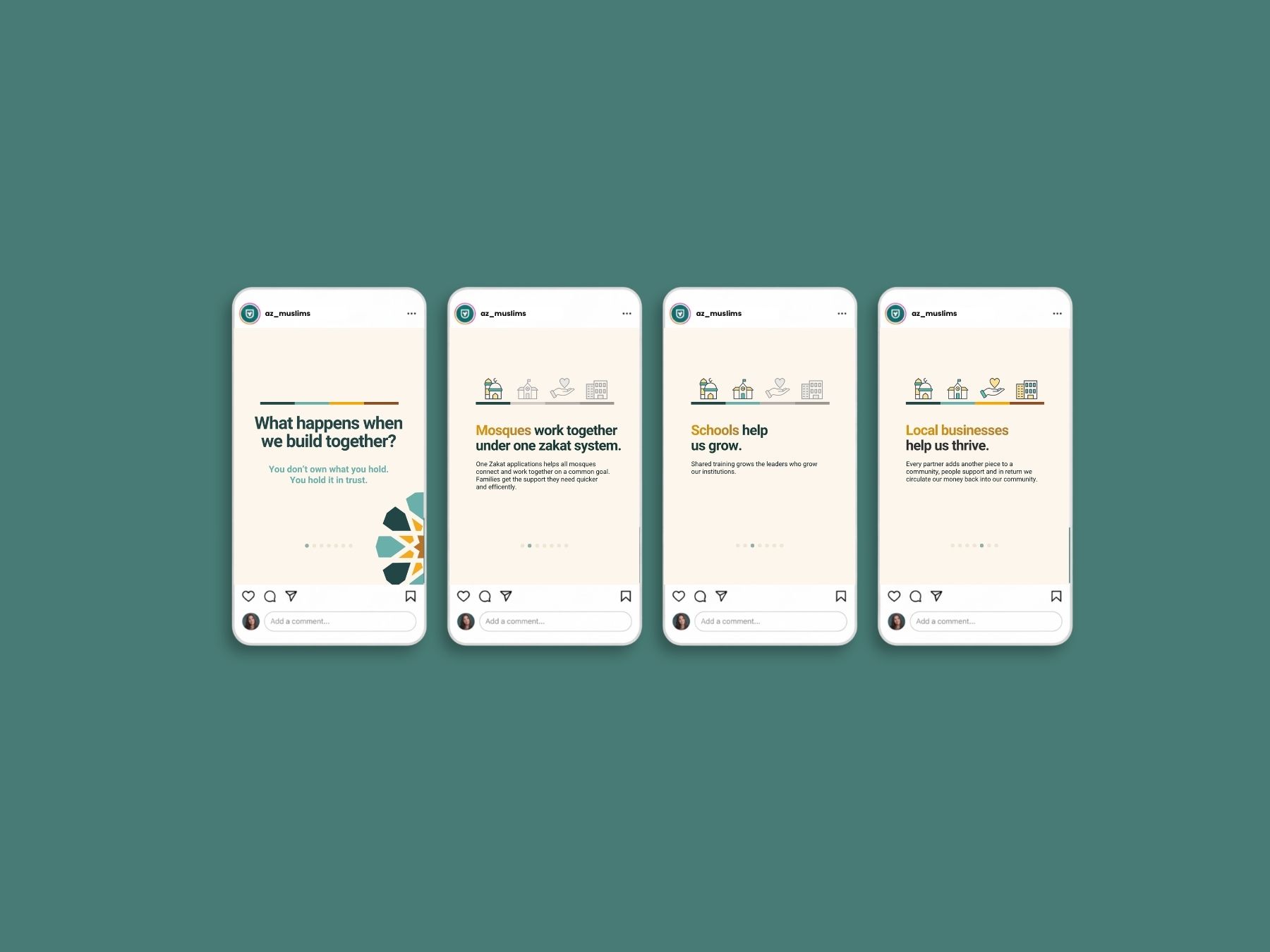 Zakat campaign carousel
