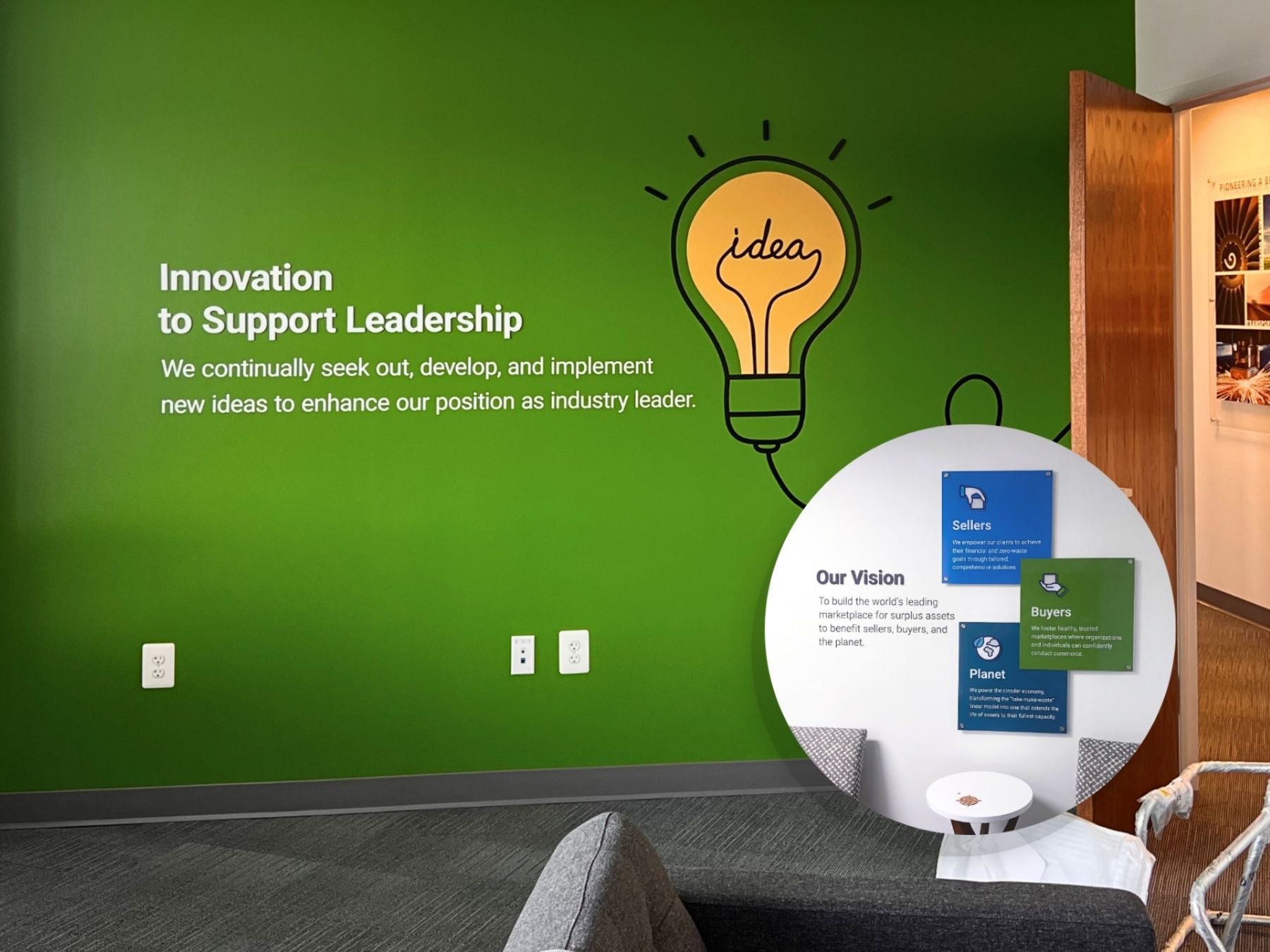 Office environmental graphics