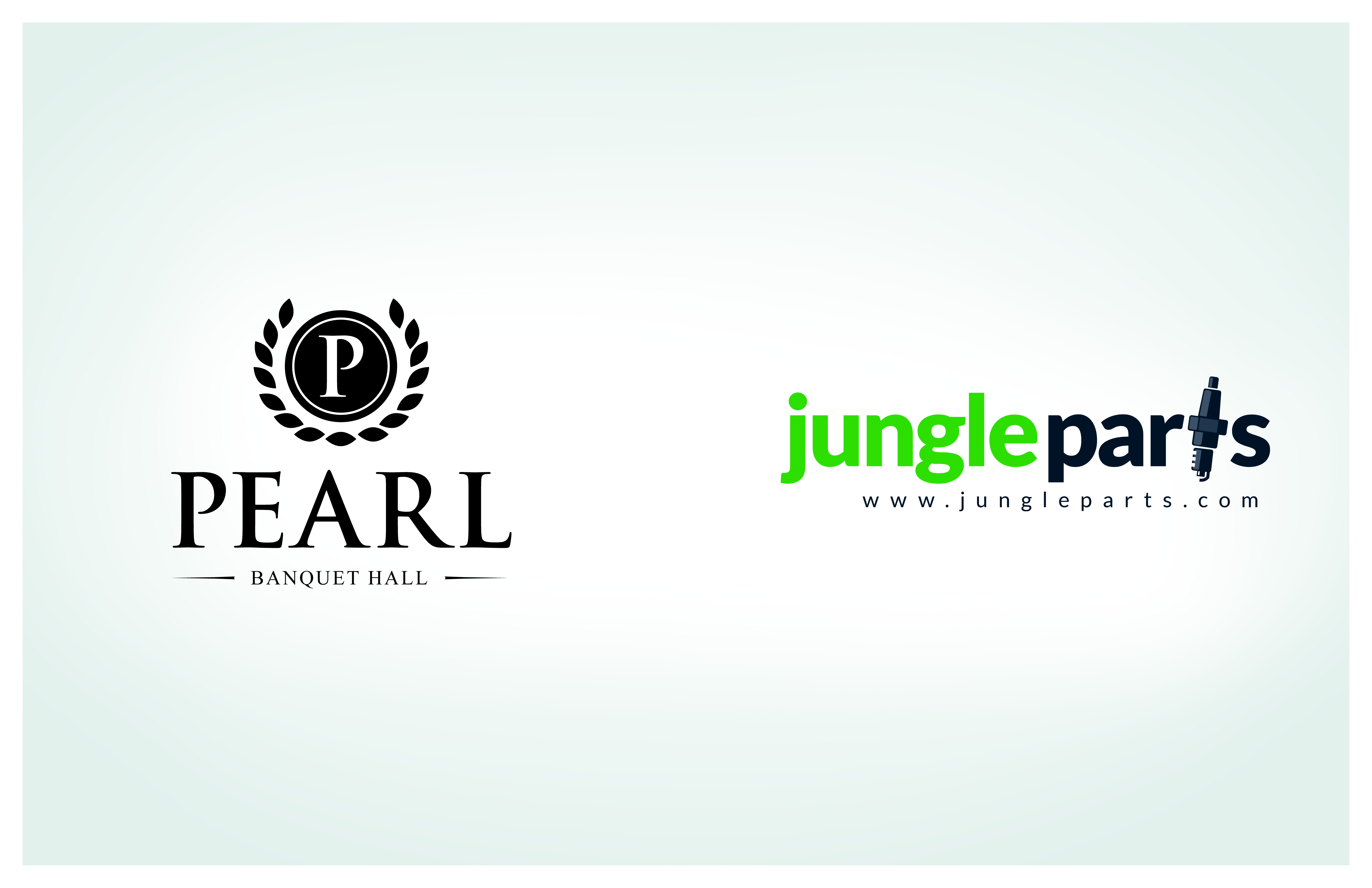 Pearl Banquet Hall and Jungleparts, logo design