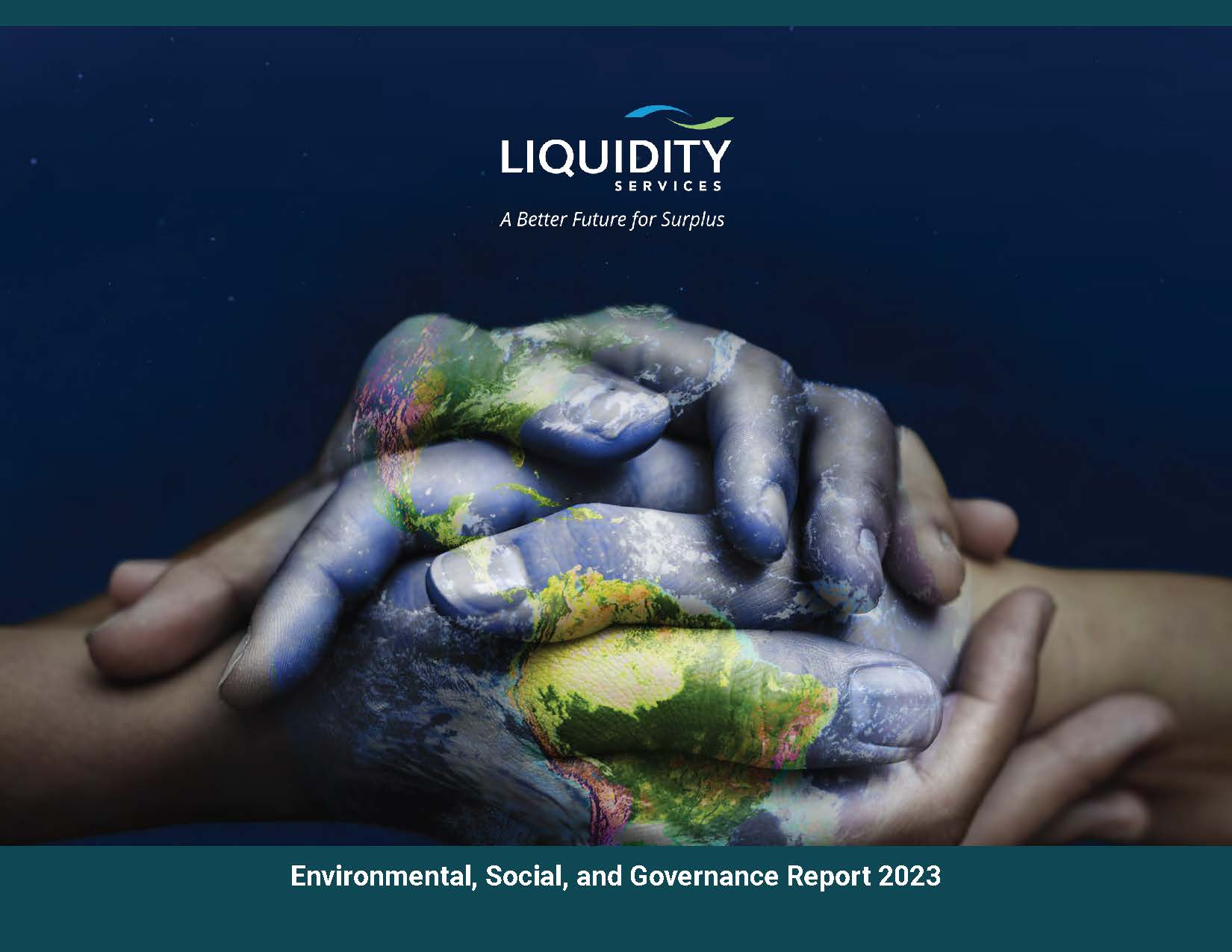 Liquidity Services, 2023 ESG report cover