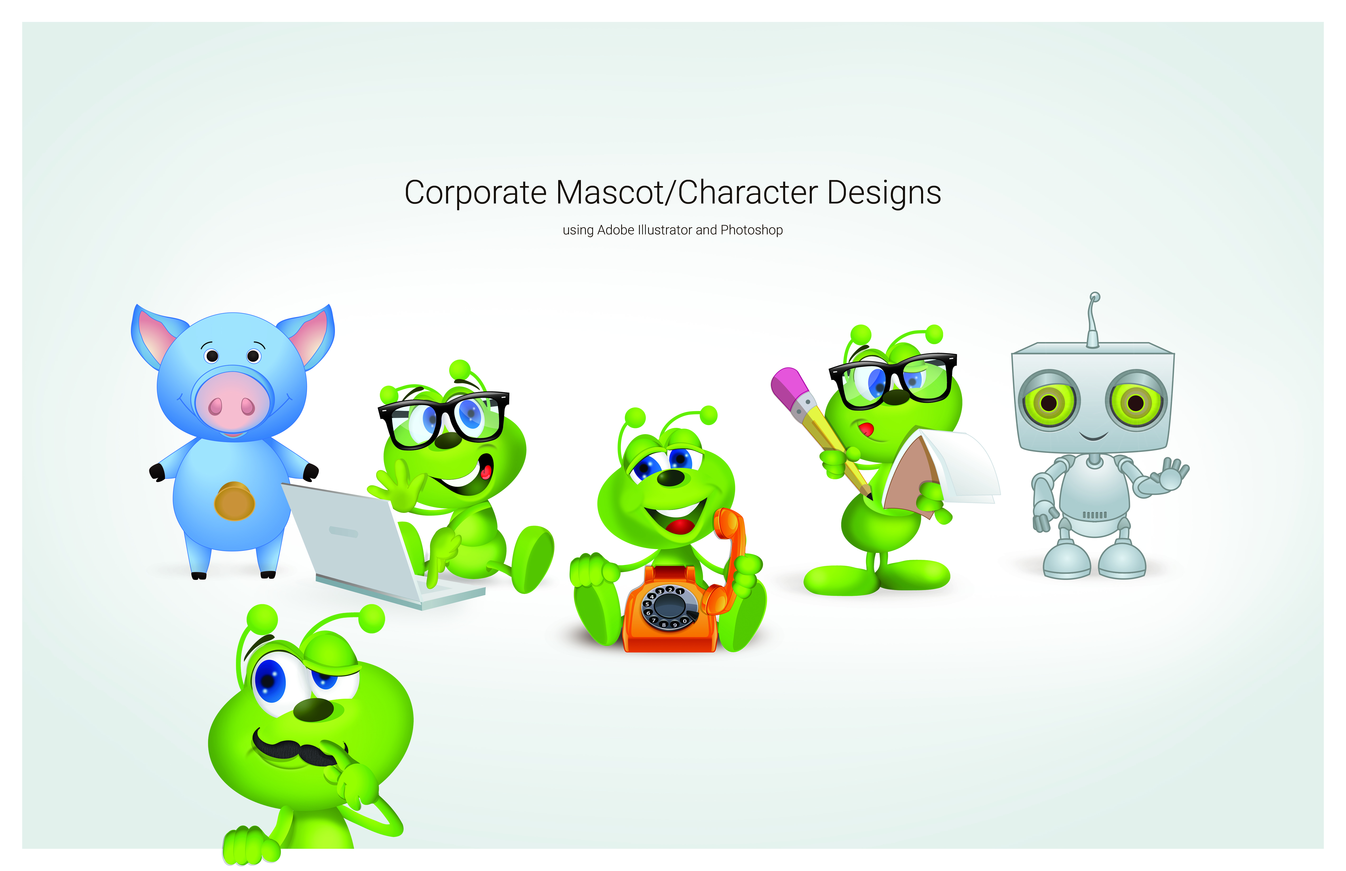 Corporate mascot and character design