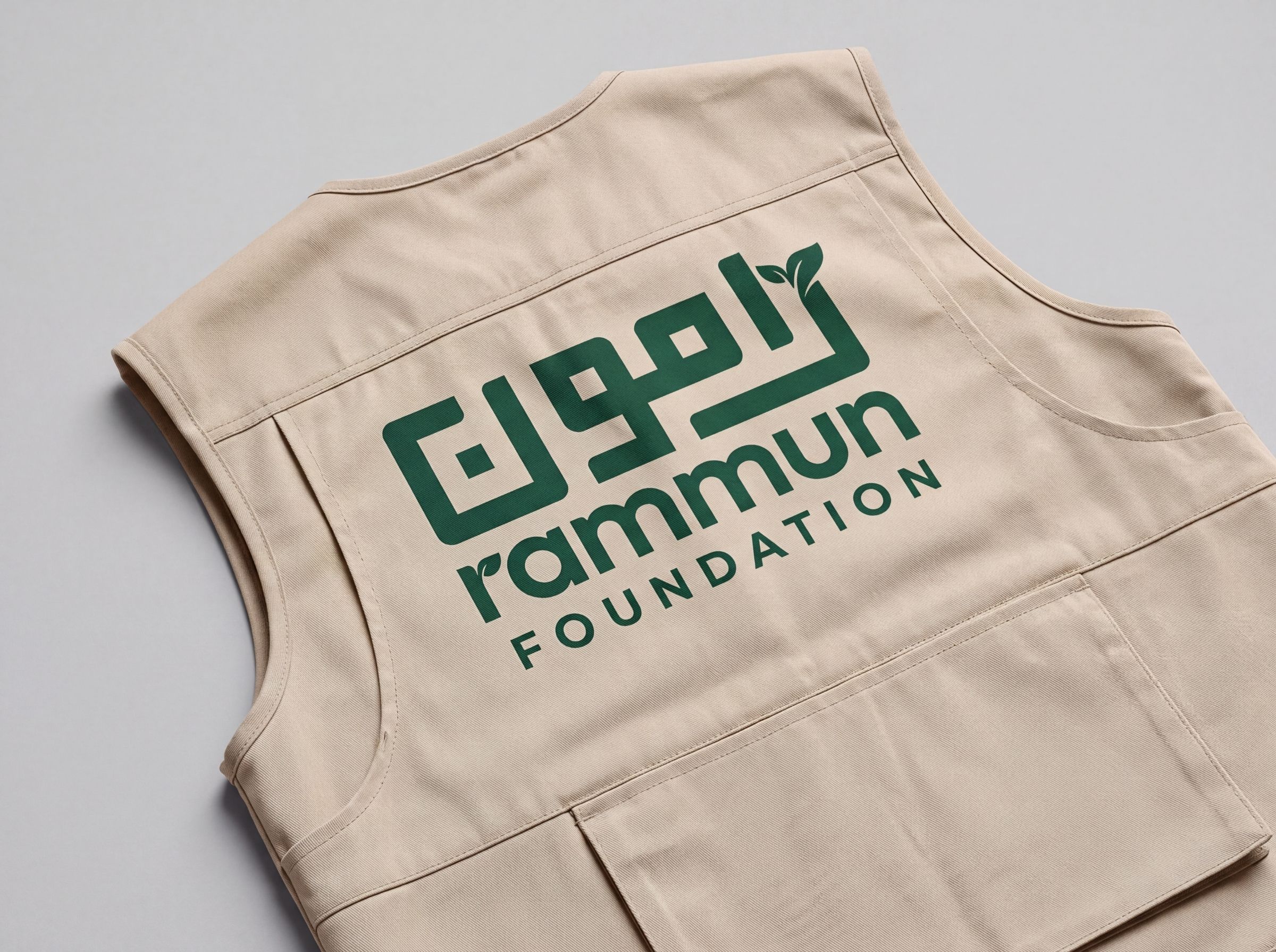 Logo applied to field vests