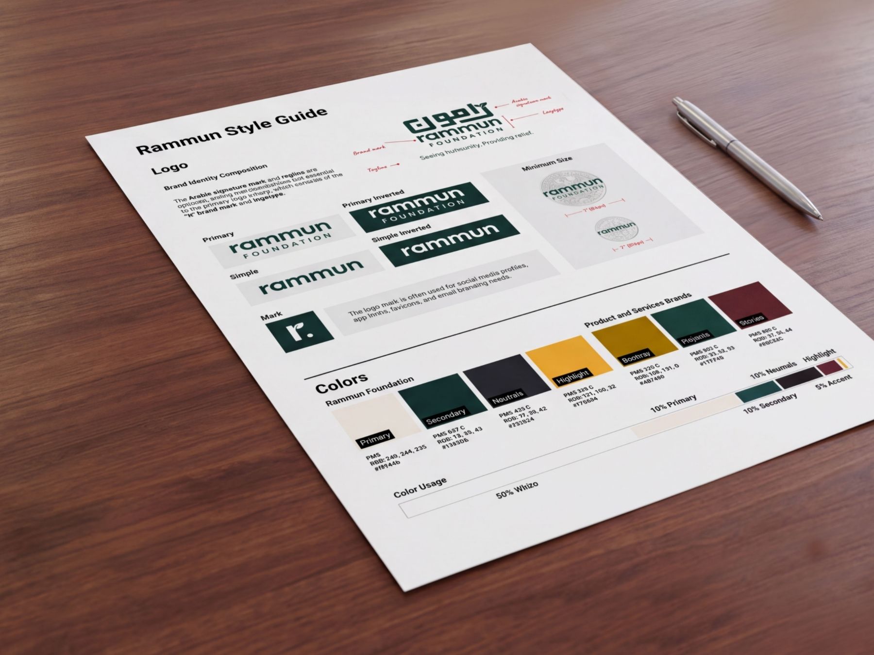 Style guide, logo and color rules