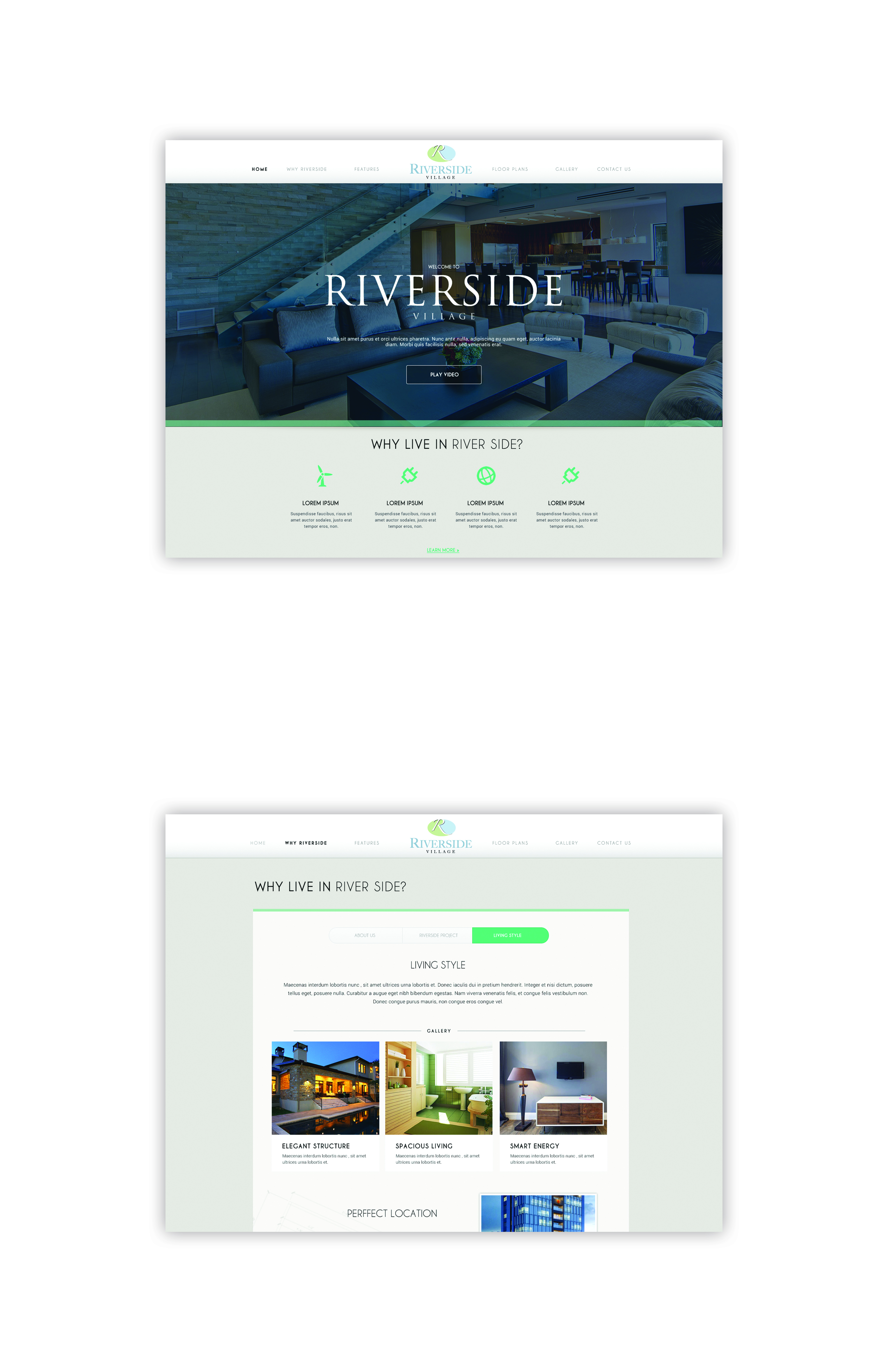 Riverside Village, community website